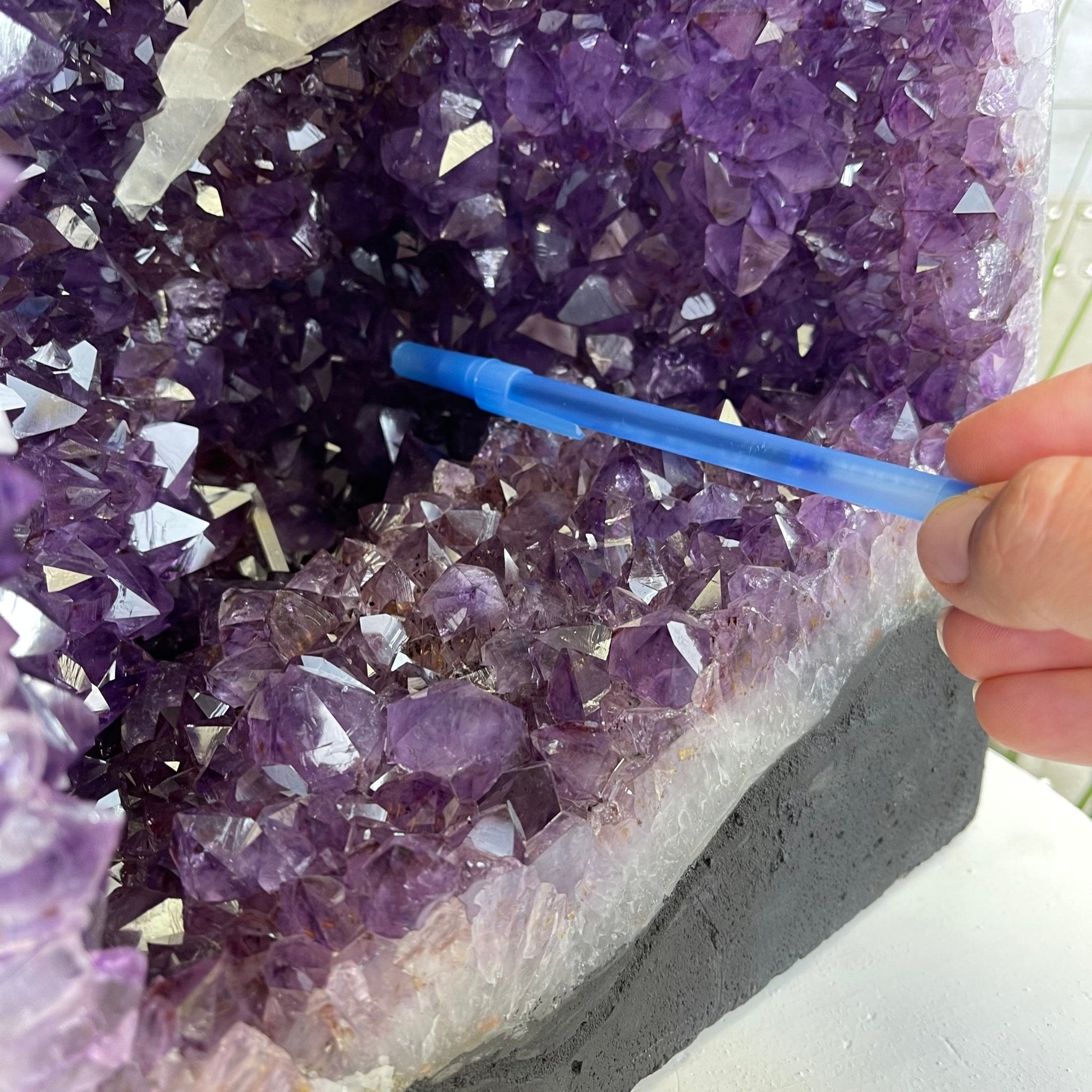 Super Quality Brazilian Amethyst Cathedral, 50.2 lbs & 21.2” tall #5601-1164 by Brazil Gems - Brazil GemsBrazil GemsSuper Quality Brazilian Amethyst Cathedral, 50.2 lbs & 21.2” tall #5601-1164 by Brazil GemsCathedrals5601-1164