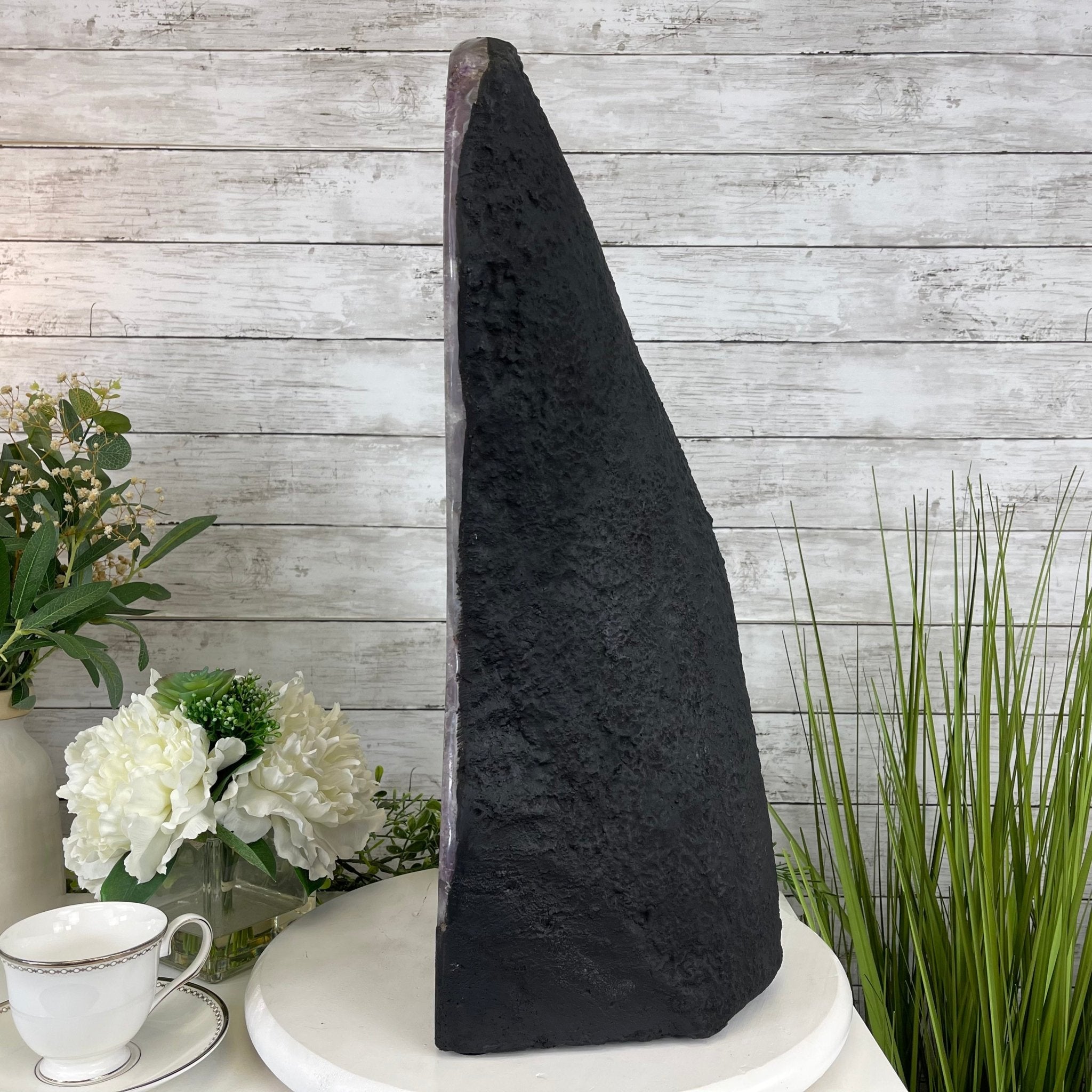 Super Quality Brazilian Amethyst Cathedral, 50.2 lbs & 21.2” tall #5601-1164 by Brazil Gems - Brazil GemsBrazil GemsSuper Quality Brazilian Amethyst Cathedral, 50.2 lbs & 21.2” tall #5601-1164 by Brazil GemsCathedrals5601-1164