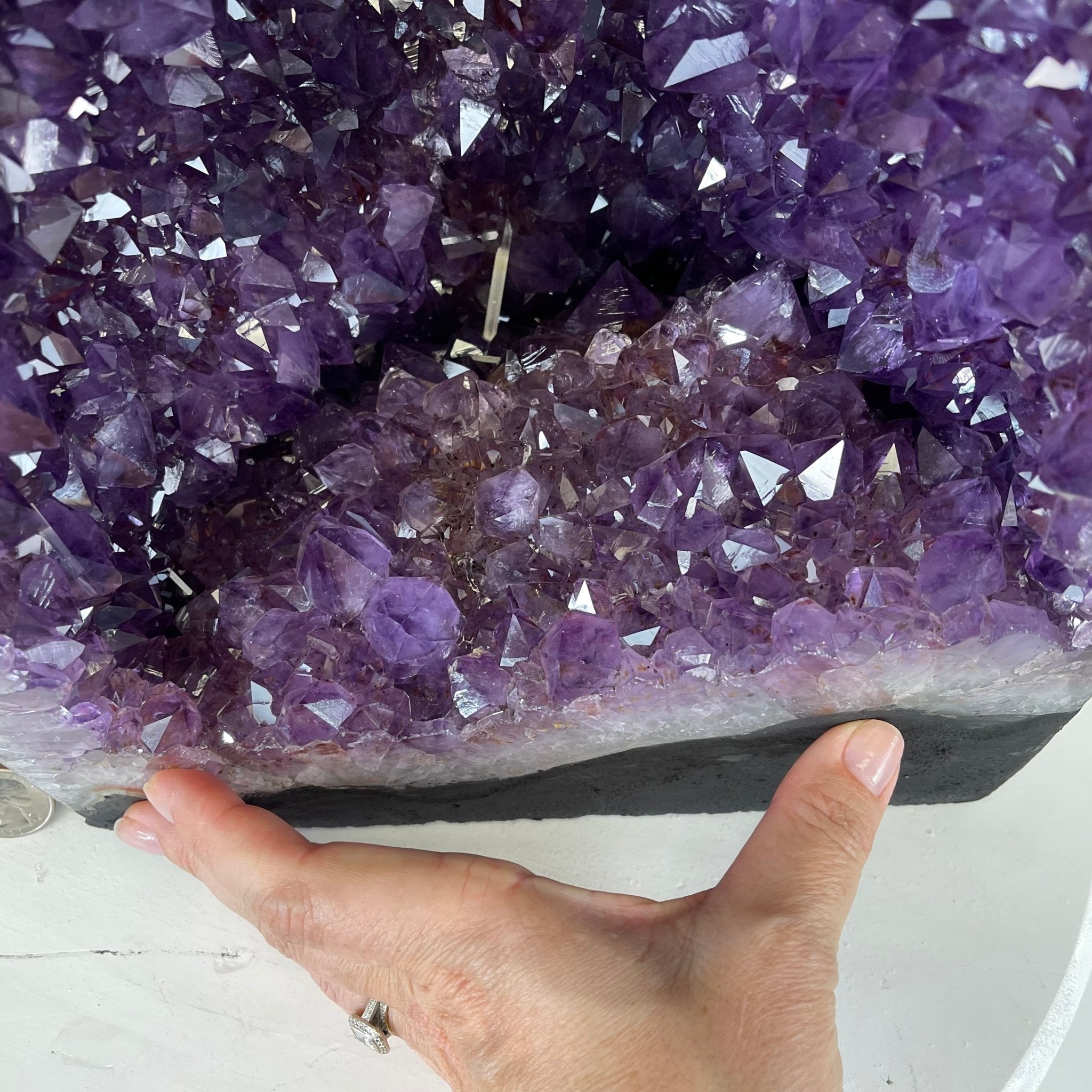 Super Quality Brazilian Amethyst Cathedral, 50.2 lbs & 21.2” tall #5601-1164 by Brazil Gems - Brazil GemsBrazil GemsSuper Quality Brazilian Amethyst Cathedral, 50.2 lbs & 21.2” tall #5601-1164 by Brazil GemsCathedrals5601-1164