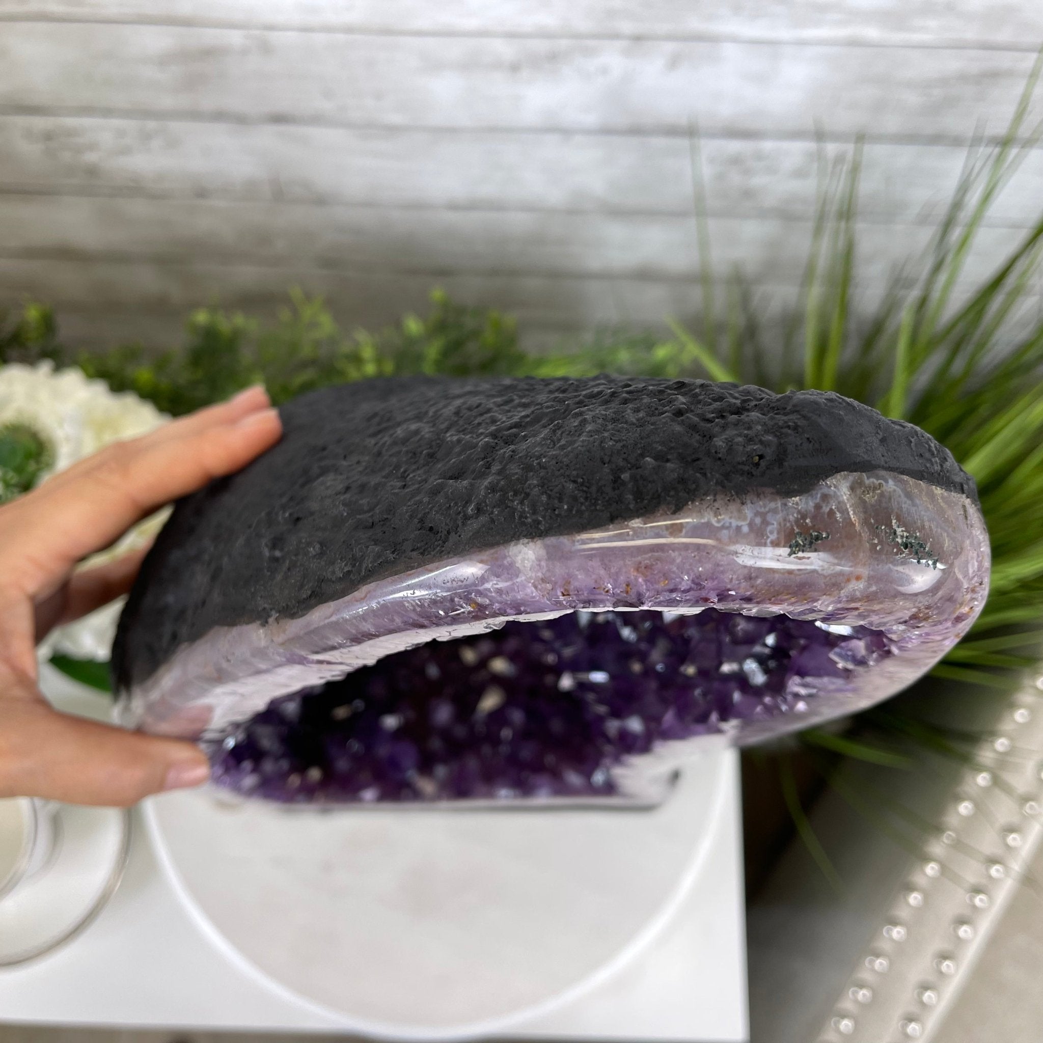 Super Quality Brazilian Amethyst Cathedral, 50.2 lbs & 21.2” tall #5601-1164 by Brazil Gems - Brazil GemsBrazil GemsSuper Quality Brazilian Amethyst Cathedral, 50.2 lbs & 21.2” tall #5601-1164 by Brazil GemsCathedrals5601-1164