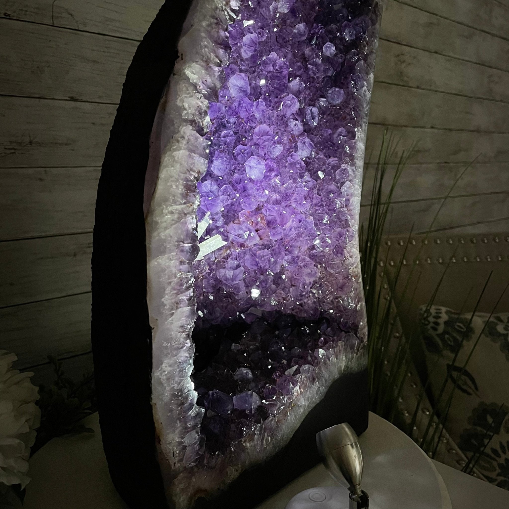 Super Quality Brazilian Amethyst Cathedral, 50.2 lbs & 21.2” tall #5601-1164 by Brazil Gems - Brazil GemsBrazil GemsSuper Quality Brazilian Amethyst Cathedral, 50.2 lbs & 21.2” tall #5601-1164 by Brazil GemsCathedrals5601-1164
