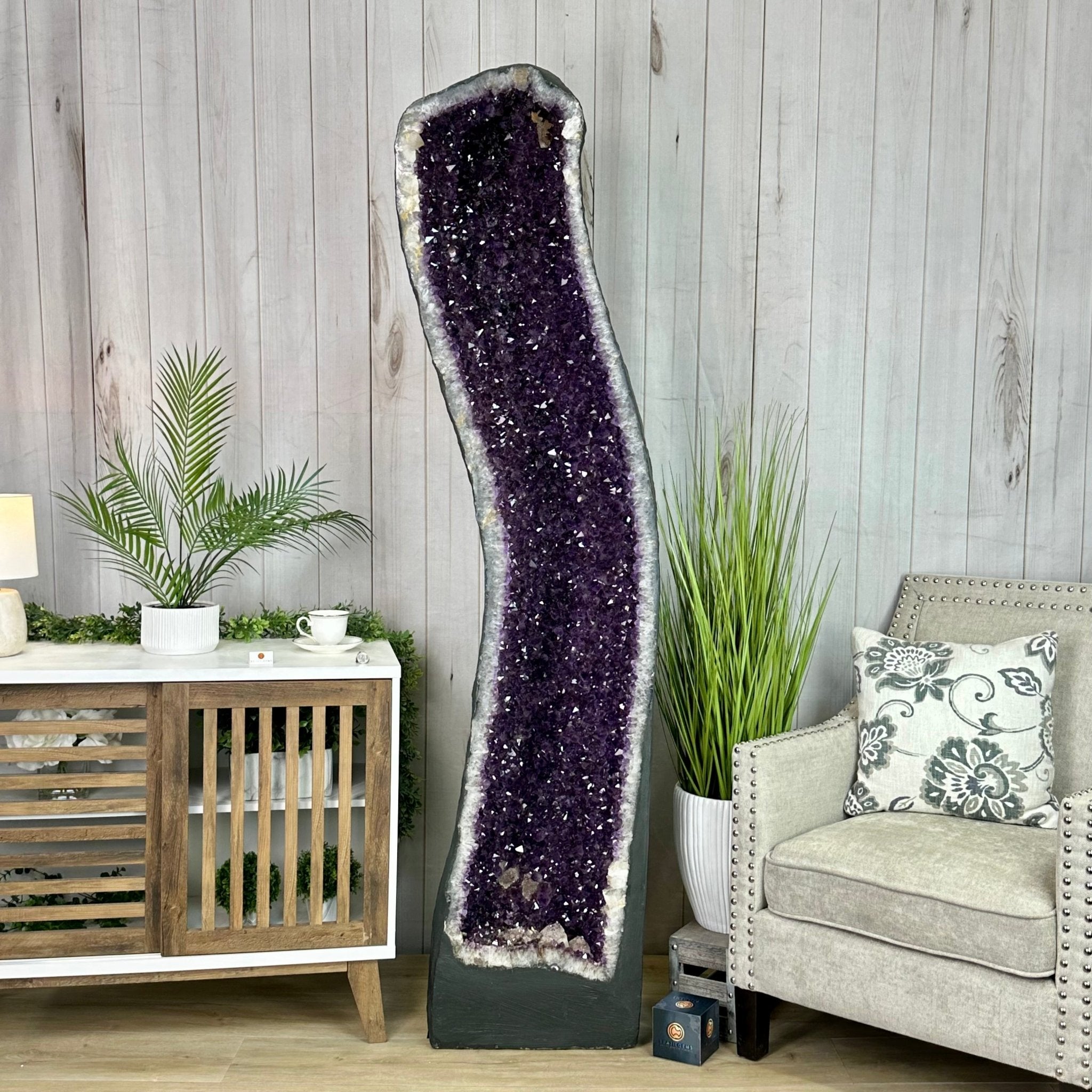 Super Quality Brazilian Amethyst Cathedral, 682.4 lbs & 6 Feet 5.5 Inches Tall #5601 - 1475 - Brazil GemsBrazil GemsSuper Quality Brazilian Amethyst Cathedral, 682.4 lbs & 6 Feet 5.5 Inches Tall #5601 - 1475Cathedrals5601 - 1475