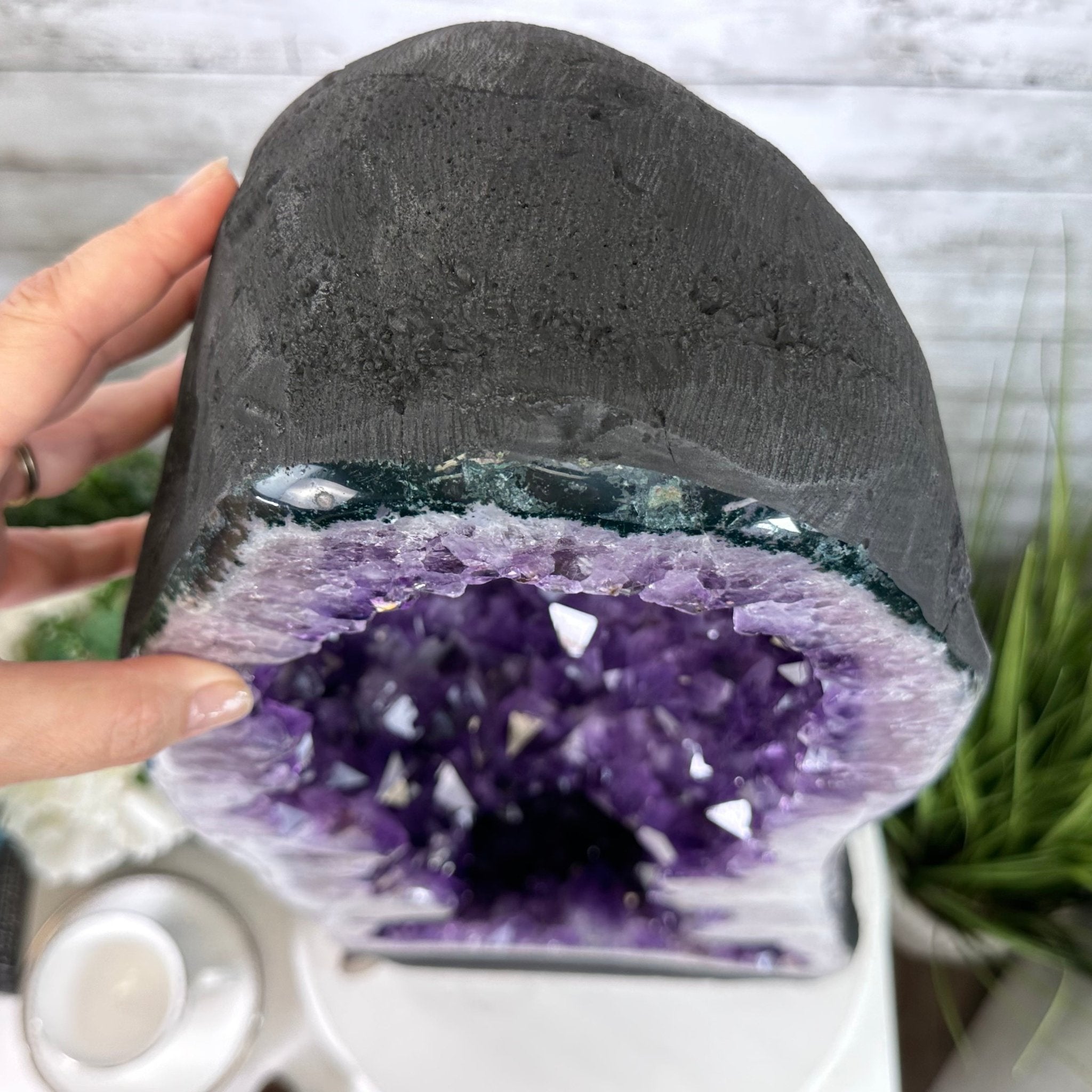 Super Quality Brazilian Amethyst Cathedral, 87.8 lbs & 27.6" Tall, Model #5601-0994 by Brazil Gems - Brazil GemsBrazil GemsSuper Quality Brazilian Amethyst Cathedral, 87.8 lbs & 27.6" Tall, Model #5601-0994 by Brazil GemsCathedrals5601-0994