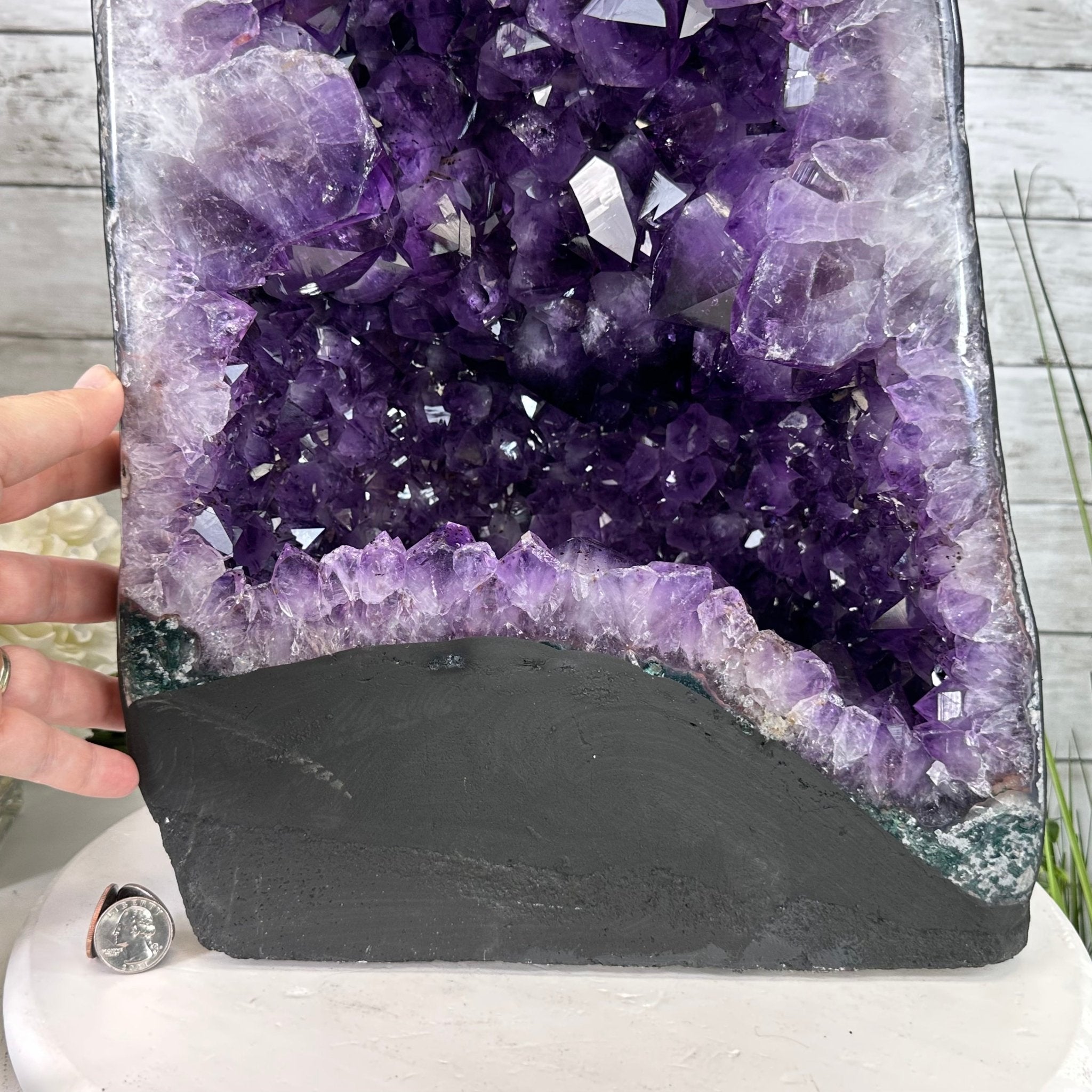 Super Quality Brazilian Amethyst Cathedral, 87.8 lbs & 27.6" Tall, Model #5601-0994 by Brazil Gems - Brazil GemsBrazil GemsSuper Quality Brazilian Amethyst Cathedral, 87.8 lbs & 27.6" Tall, Model #5601-0994 by Brazil GemsCathedrals5601-0994