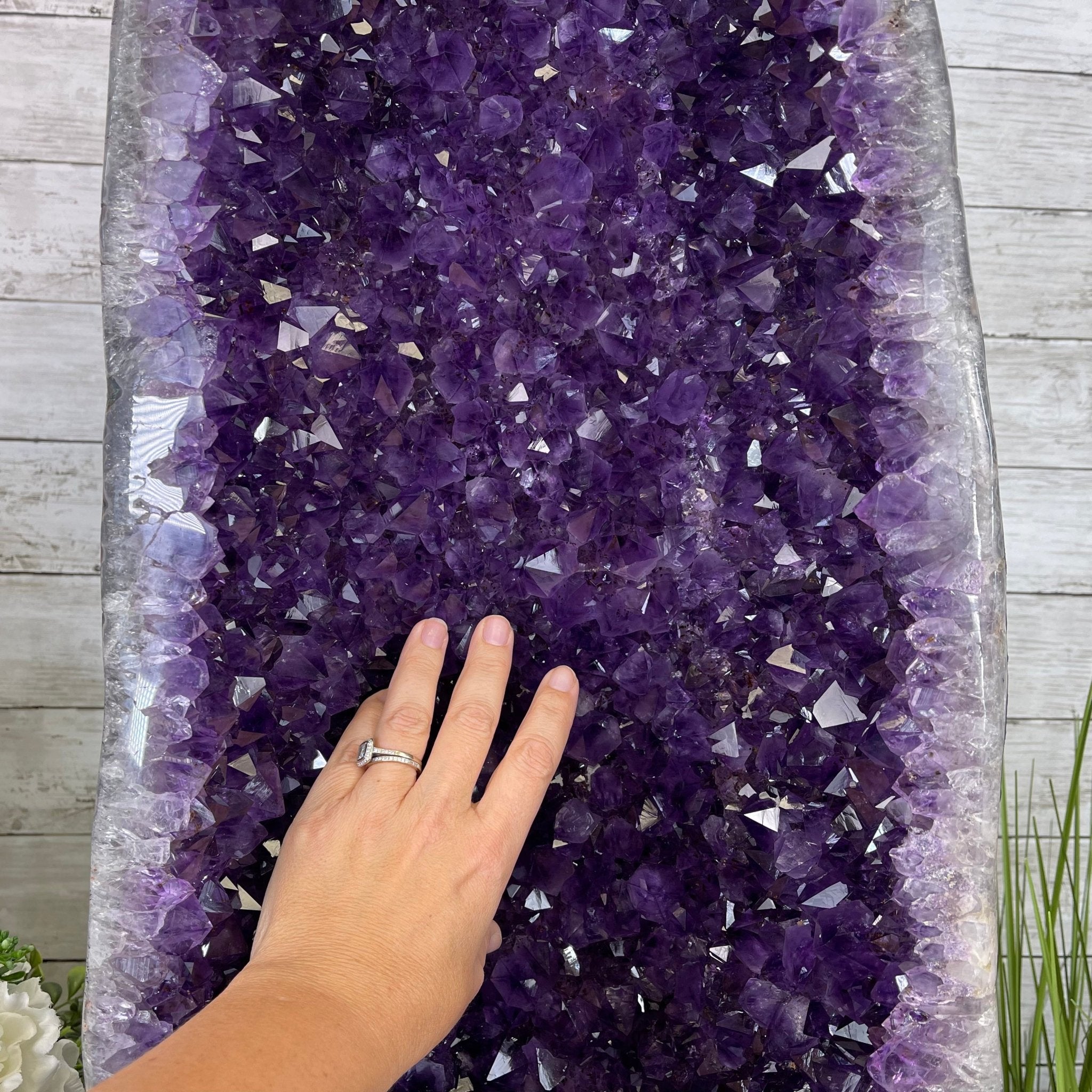 Super Quality Brazilian Amethyst Cathedral, 89.8 lbs & 27.2" Tall #5601-1170 by Brazil Gems - Brazil GemsBrazil GemsSuper Quality Brazilian Amethyst Cathedral, 89.8 lbs & 27.2" Tall #5601-1170 by Brazil GemsCathedrals5601-1170