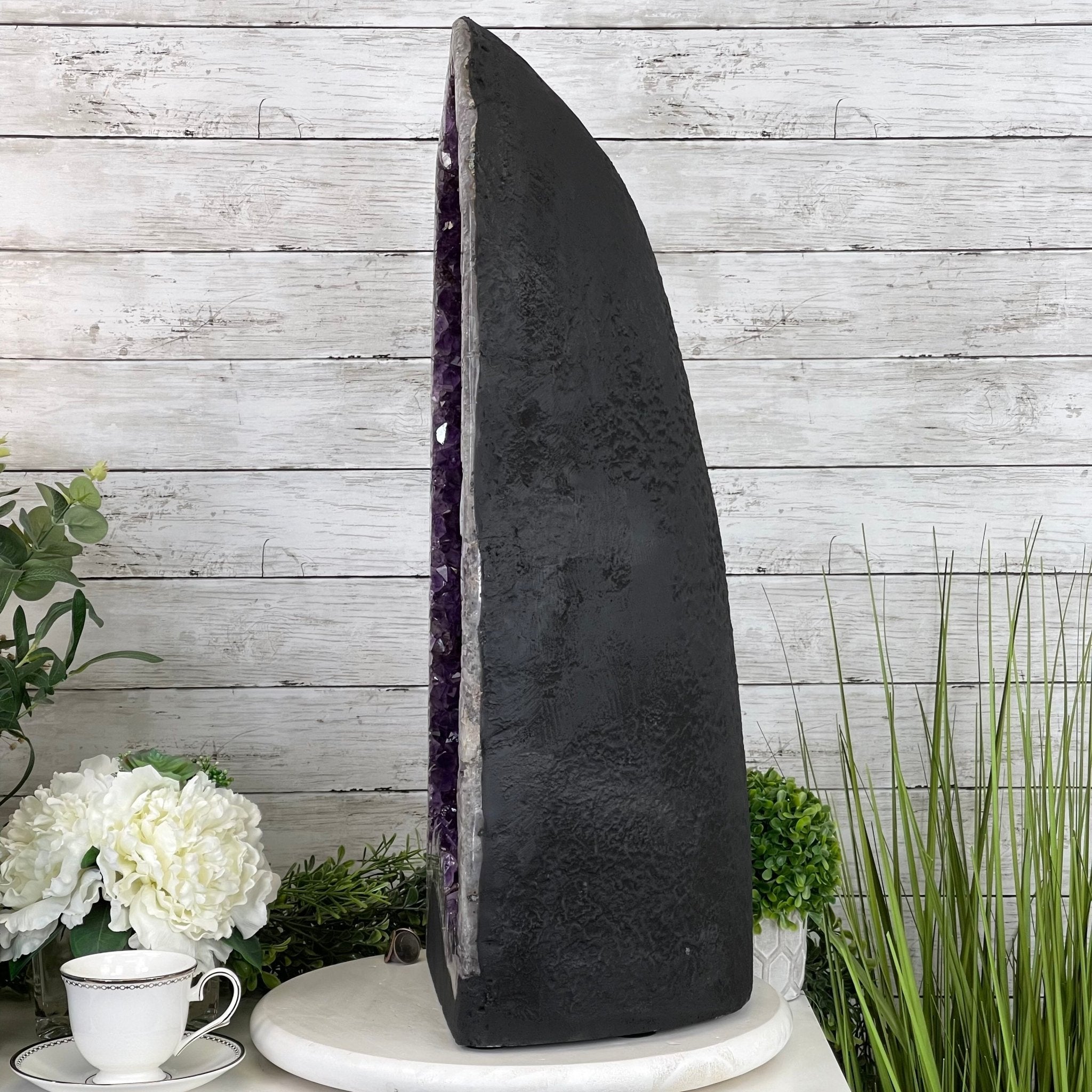 Super Quality Brazilian Amethyst Cathedral, 89.8 lbs & 27.2" Tall #5601-1170 by Brazil Gems - Brazil GemsBrazil GemsSuper Quality Brazilian Amethyst Cathedral, 89.8 lbs & 27.2" Tall #5601-1170 by Brazil GemsCathedrals5601-1170