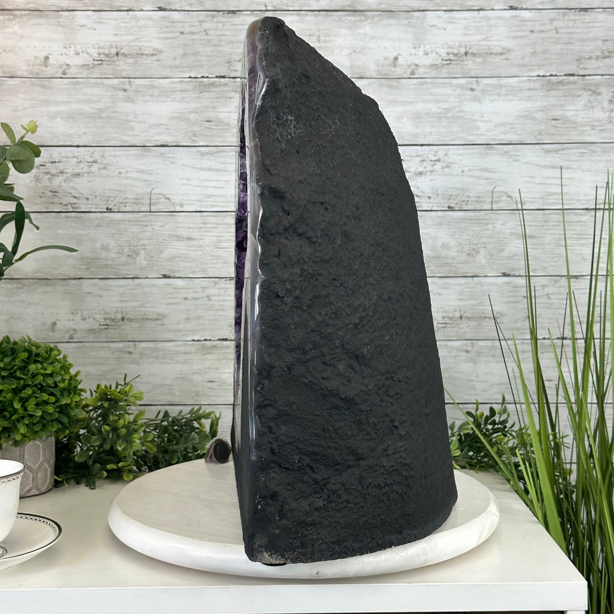Super Quality Brazilian Amethyst Cathedral, 98.2 lbs & 17.4" Tall, Model #5601-1182 by Brazil Gems - Brazil GemsBrazil GemsSuper Quality Brazilian Amethyst Cathedral, 98.2 lbs & 17.4" Tall, Model #5601-1182 by Brazil GemsCathedrals5601-1182