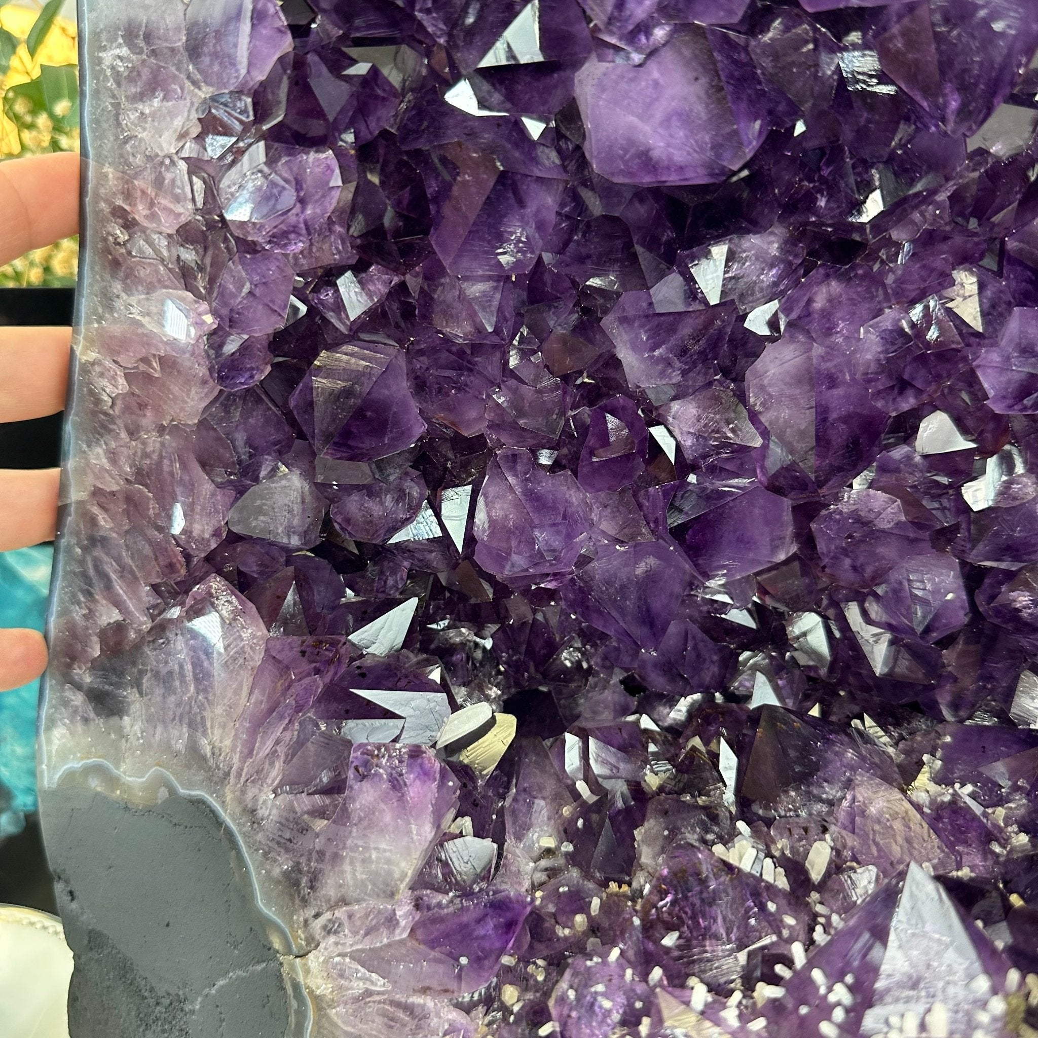 Super Quality Brazilian Amethyst Cathedral, 98.2 lbs & 17.4" Tall, Model #5601-1182 by Brazil Gems - Brazil GemsBrazil GemsSuper Quality Brazilian Amethyst Cathedral, 98.2 lbs & 17.4" Tall, Model #5601-1182 by Brazil GemsCathedrals5601-1182