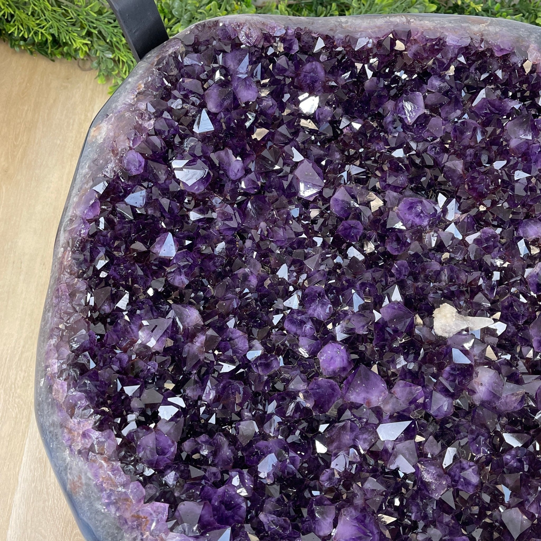Super Quality Brazilian Amethyst Coffee Table, 152.1 lbs & 16" tall #1385-0080 by Brazil Gems - Brazil GemsBrazil GemsSuper Quality Brazilian Amethyst Coffee Table, 152.1 lbs & 16" tall #1385-0080 by Brazil GemsTables: Coffee1385-0080