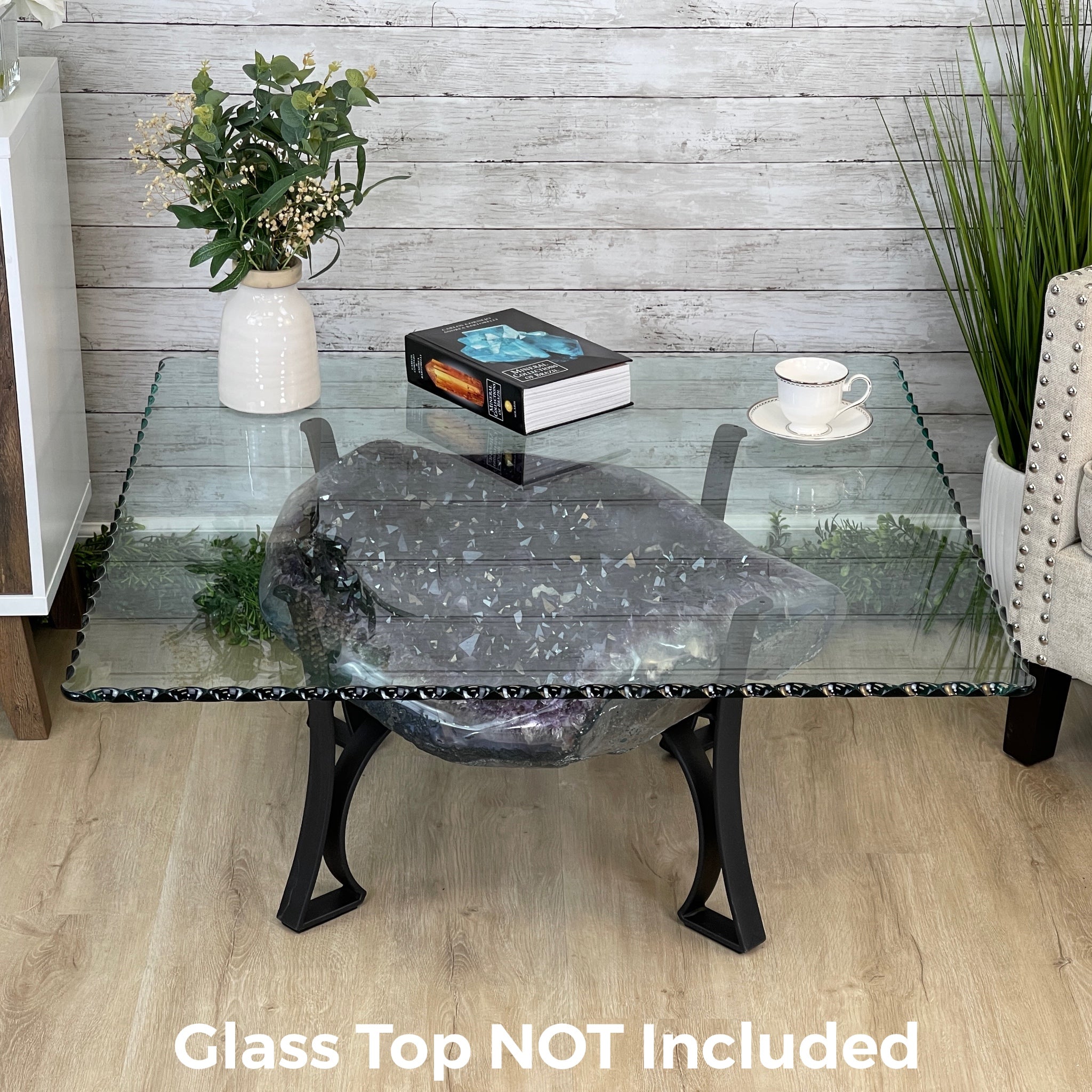 Super Quality Brazilian Amethyst Coffee Table, 152.1 lbs & 16" tall #1385-0080 by Brazil Gems - Brazil GemsBrazil GemsSuper Quality Brazilian Amethyst Coffee Table, 152.1 lbs & 16" tall #1385-0080 by Brazil GemsTables: Coffee1385-0080