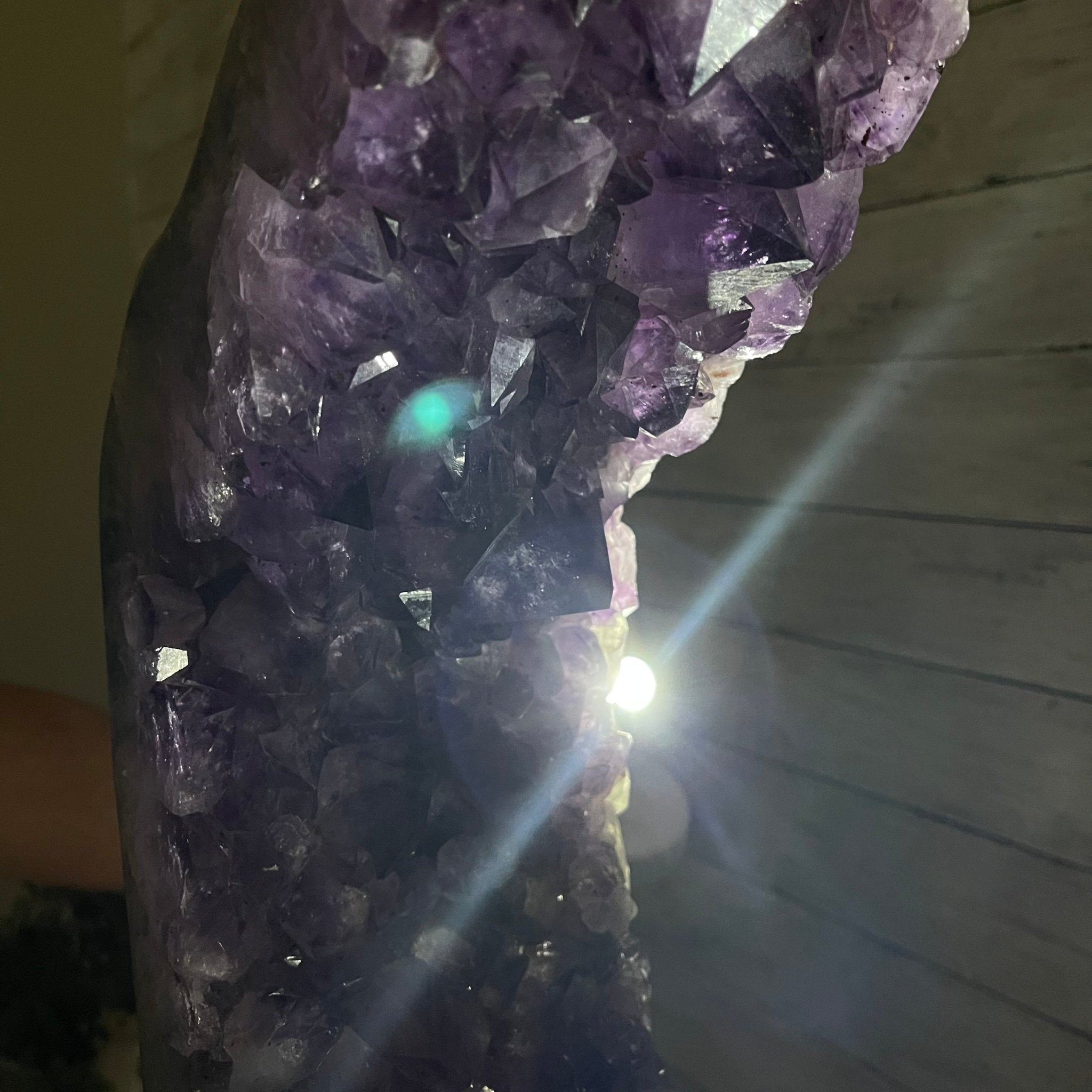 Super Quality Brazilian Amethyst Crystal Portal on a Tall Rotating Stand, 114.7 lbs & 70.5" tall Model #5604-0101 by Brazil Gems - Brazil GemsBrazil GemsSuper Quality Brazilian Amethyst Crystal Portal on a Tall Rotating Stand, 114.7 lbs & 70.5" tall Model #5604-0101 by Brazil GemsPortals on Rotating Bases5604-0101