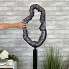 Super Quality Brazilian Amethyst Crystal Portal on a Tall Rotating Stand, 114.7 lbs & 70.5" tall Model #5604-0101 by Brazil Gems - Brazil GemsBrazil GemsSuper Quality Brazilian Amethyst Crystal Portal on a Tall Rotating Stand, 114.7 lbs & 70.5" tall Model #5604-0101 by Brazil GemsPortals on Rotating Bases5604-0101