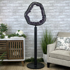 Super Quality Brazilian Amethyst Crystal Portal on a Tall Rotating Stand, 114.7 lbs & 70.5" tall Model #5604-0102 by Brazil Gems - Brazil GemsBrazil GemsSuper Quality Brazilian Amethyst Crystal Portal on a Tall Rotating Stand, 114.7 lbs & 70.5" tall Model #5604-0102 by Brazil GemsPortals on Rotating Bases5604-0102