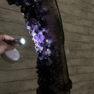 Super Quality Brazilian Amethyst Crystal Portal on a Tall Rotating Stand, 114.7 lbs & 70.5" tall Model #5604-0102 by Brazil Gems - Brazil GemsBrazil GemsSuper Quality Brazilian Amethyst Crystal Portal on a Tall Rotating Stand, 114.7 lbs & 70.5" tall Model #5604-0102 by Brazil GemsPortals on Rotating Bases5604-0102