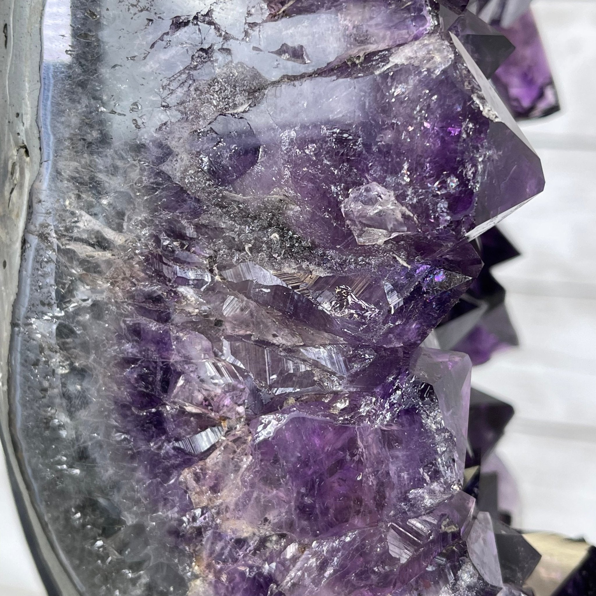Super Quality Brazilian Amethyst Crystal Portal on a Tall Rotating Stand, 114.7 lbs & 70.5" tall Model #5604-0102 by Brazil Gems - Brazil GemsBrazil GemsSuper Quality Brazilian Amethyst Crystal Portal on a Tall Rotating Stand, 114.7 lbs & 70.5" tall Model #5604-0102 by Brazil GemsPortals on Rotating Bases5604-0102