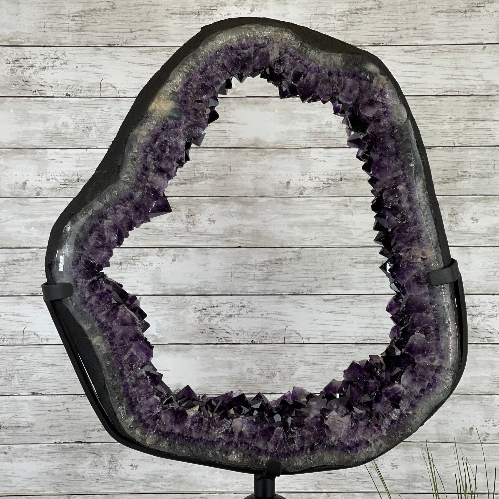 Super Quality Brazilian Amethyst Crystal Portal on a Tall Rotating Stand, 114.7 lbs & 70.5" tall Model #5604-0102 by Brazil Gems - Brazil GemsBrazil GemsSuper Quality Brazilian Amethyst Crystal Portal on a Tall Rotating Stand, 114.7 lbs & 70.5" tall Model #5604-0102 by Brazil GemsPortals on Rotating Bases5604-0102