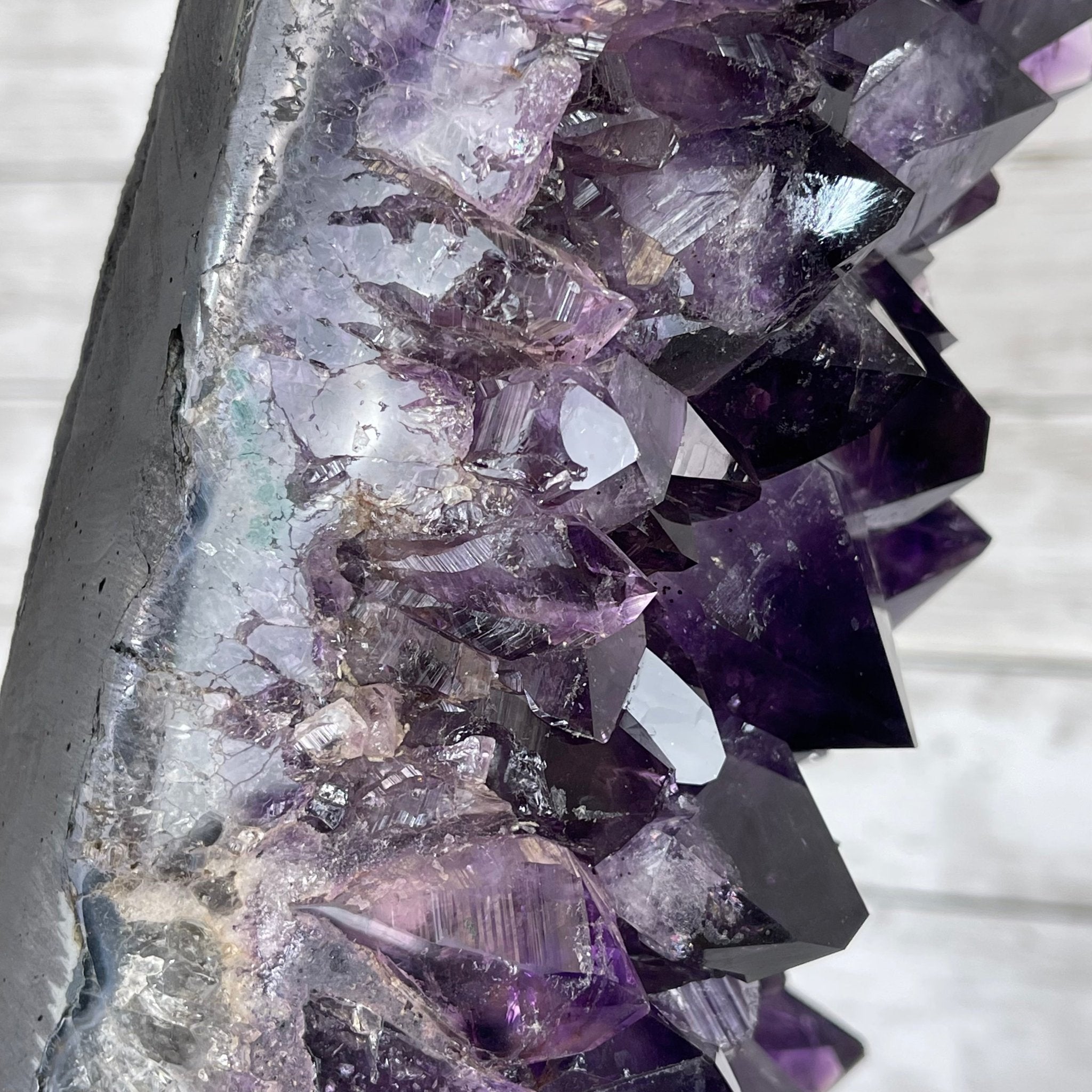 Super Quality Brazilian Amethyst Crystal Portal on a Tall Rotating Stand, 114.7 lbs & 70.5" tall Model #5604-0102 by Brazil Gems - Brazil GemsBrazil GemsSuper Quality Brazilian Amethyst Crystal Portal on a Tall Rotating Stand, 114.7 lbs & 70.5" tall Model #5604-0102 by Brazil GemsPortals on Rotating Bases5604-0102