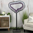 Super Quality Brazilian Amethyst Crystal Portal on a Tall Rotating Stand, 66.8 lbs & 61.9" tall Model #5604-0106 by Brazil Gems - Brazil GemsBrazil GemsSuper Quality Brazilian Amethyst Crystal Portal on a Tall Rotating Stand, 66.8 lbs & 61.9" tall Model #5604-0106 by Brazil GemsPortals on Rotating Bases5604-0106