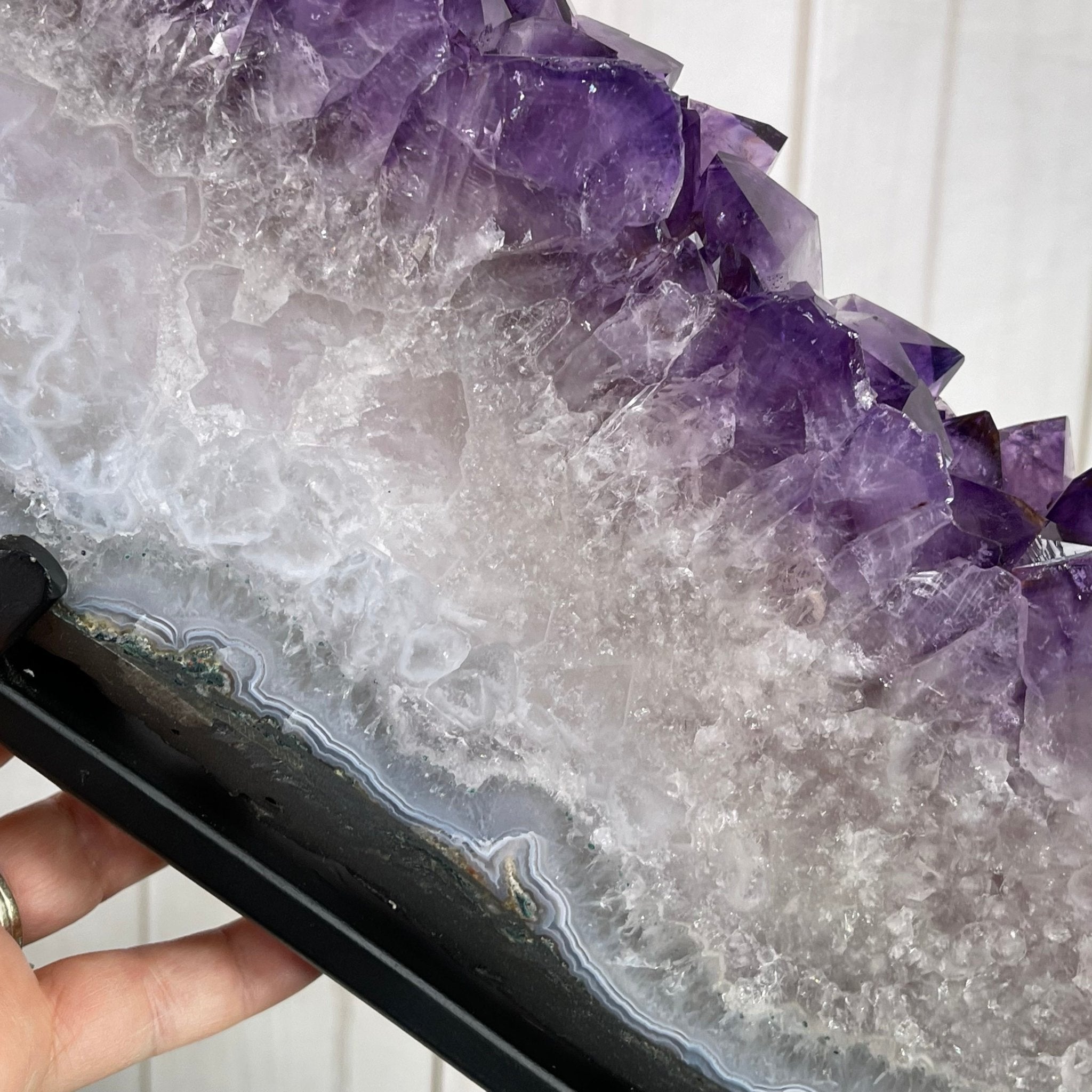 Super Quality Brazilian Amethyst Crystal Portal on a Tall Rotating Stand, 66.8 lbs & 61.9" tall Model #5604-0106 by Brazil Gems - Brazil GemsBrazil GemsSuper Quality Brazilian Amethyst Crystal Portal on a Tall Rotating Stand, 66.8 lbs & 61.9" tall Model #5604-0106 by Brazil GemsPortals on Rotating Bases5604-0106