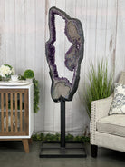 Super Quality Brazilian Amethyst Crystal Portal on a Tall Rotating Stand, 82.2 lbs & 67.25" tall Model #5604-0108 by Brazil Gems - Brazil GemsBrazil GemsSuper Quality Brazilian Amethyst Crystal Portal on a Tall Rotating Stand, 82.2 lbs & 67.25" tall Model #5604-0108 by Brazil GemsPortals on Rotating Bases5604-0108