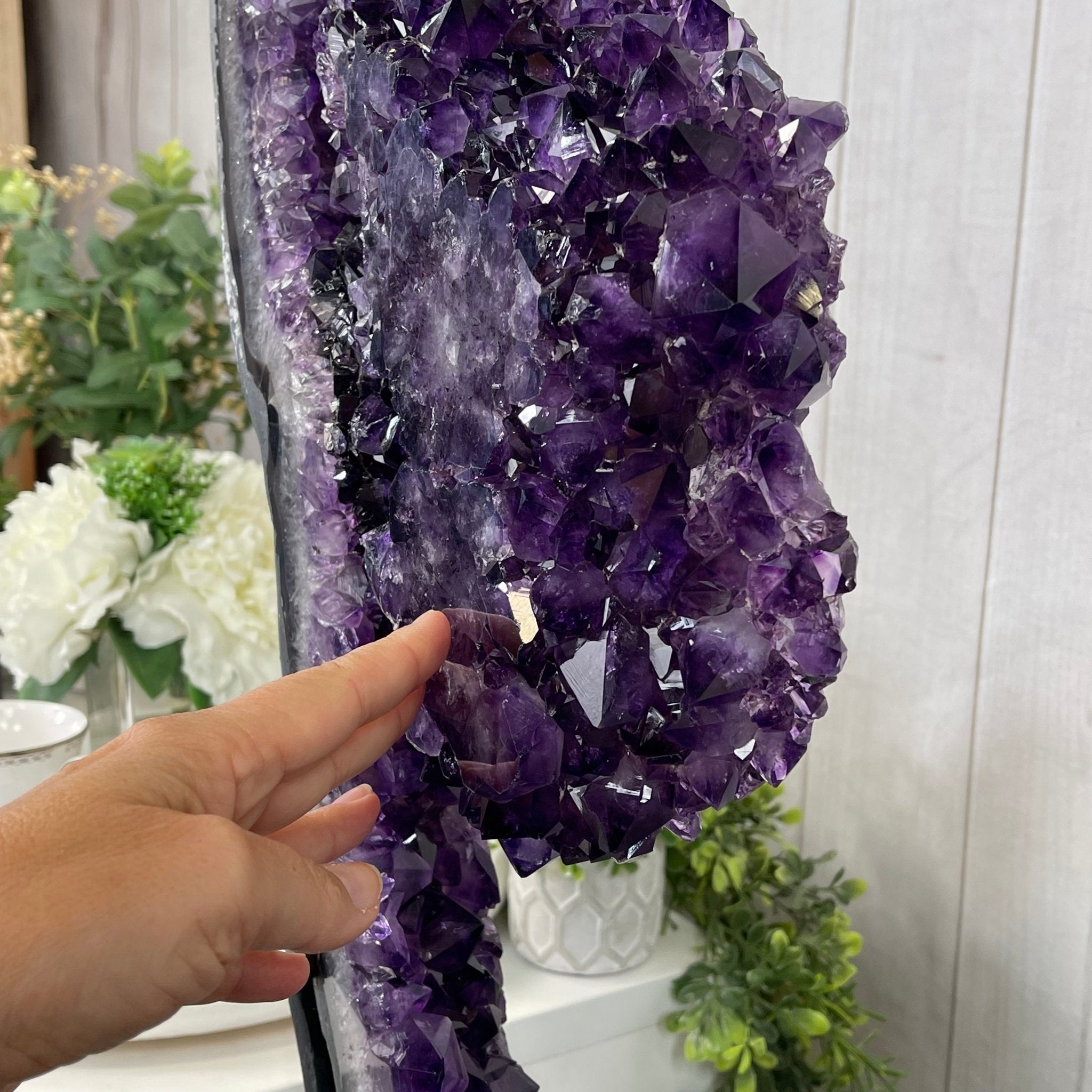 Super Quality Brazilian Amethyst Crystal Portal on a Tall Rotating Stand, 82.2 lbs & 67.25" tall Model #5604-0108 by Brazil Gems - Brazil GemsBrazil GemsSuper Quality Brazilian Amethyst Crystal Portal on a Tall Rotating Stand, 82.2 lbs & 67.25" tall Model #5604-0108 by Brazil GemsPortals on Rotating Bases5604-0108