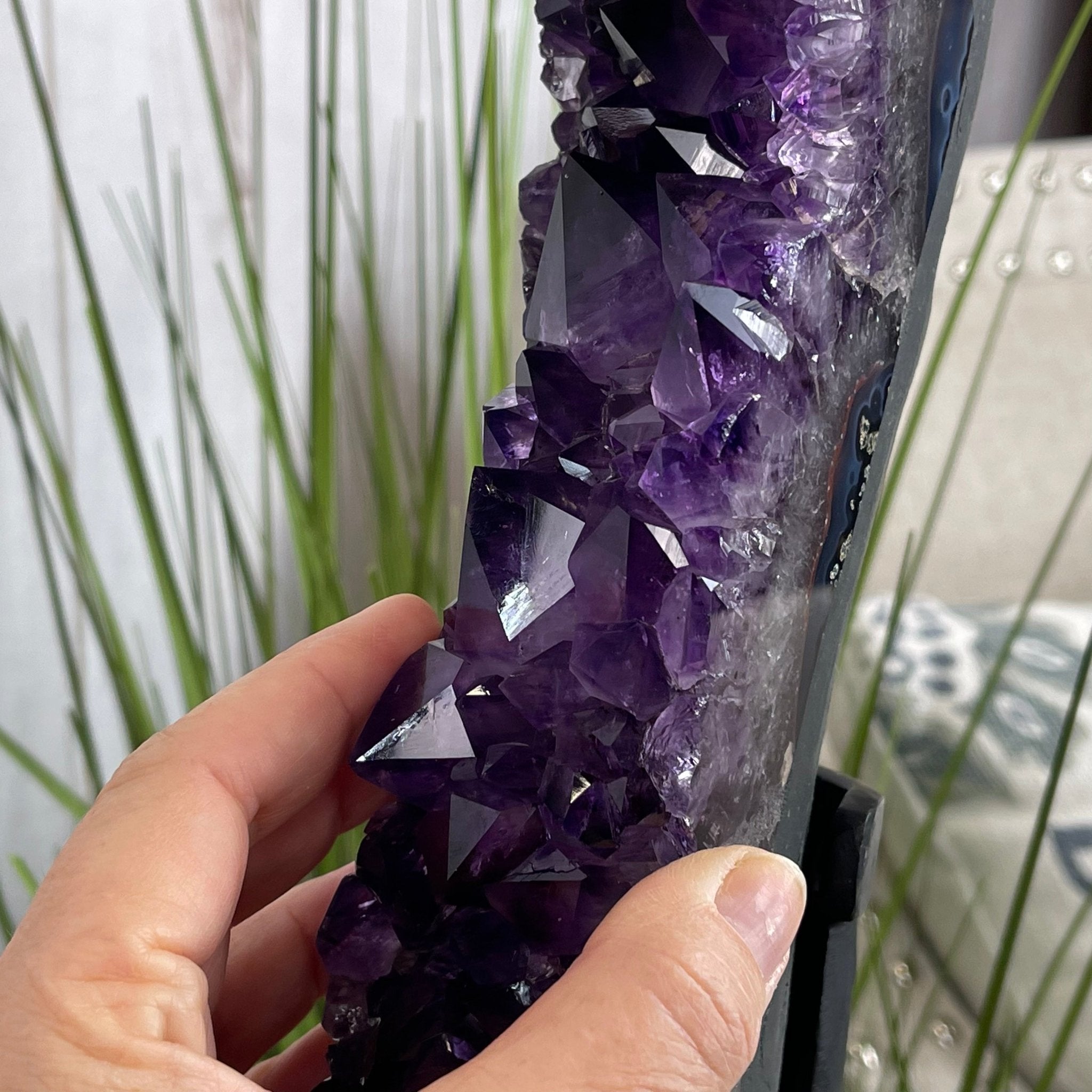Super Quality Brazilian Amethyst Crystal Portal on a Tall Rotating Stand, 82.2 lbs & 67.25" tall Model #5604-0108 by Brazil Gems - Brazil GemsBrazil GemsSuper Quality Brazilian Amethyst Crystal Portal on a Tall Rotating Stand, 82.2 lbs & 67.25" tall Model #5604-0108 by Brazil GemsPortals on Rotating Bases5604-0108