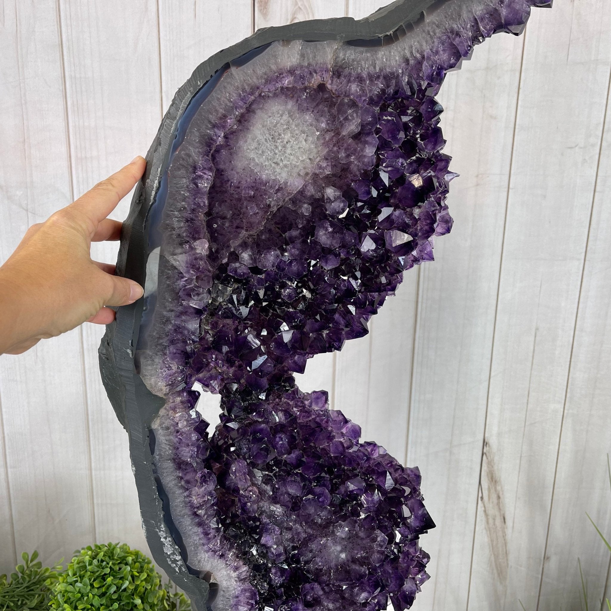 Super Quality Brazilian Amethyst Crystal Portal on a Tall Rotating Stand, 82.2 lbs & 67.25" tall Model #5604-0108 by Brazil Gems - Brazil GemsBrazil GemsSuper Quality Brazilian Amethyst Crystal Portal on a Tall Rotating Stand, 82.2 lbs & 67.25" tall Model #5604-0108 by Brazil GemsPortals on Rotating Bases5604-0108
