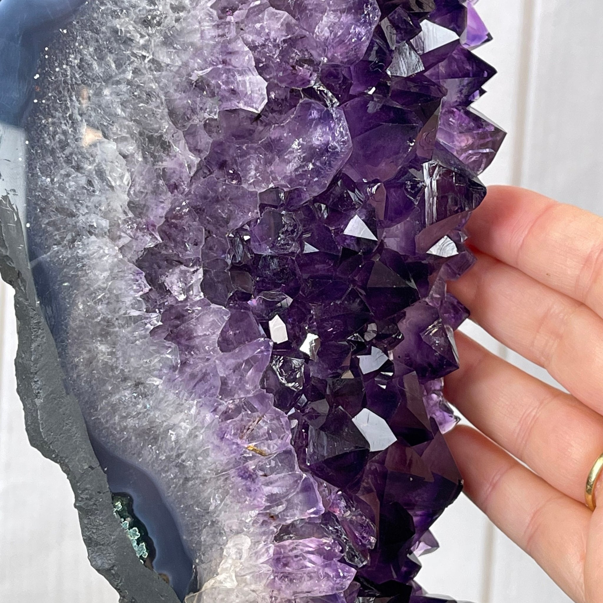 Super Quality Brazilian Amethyst Crystal Portal on a Tall Rotating Stand, 82.2 lbs & 67.25" tall Model #5604-0108 by Brazil Gems - Brazil GemsBrazil GemsSuper Quality Brazilian Amethyst Crystal Portal on a Tall Rotating Stand, 82.2 lbs & 67.25" tall Model #5604-0108 by Brazil GemsPortals on Rotating Bases5604-0108