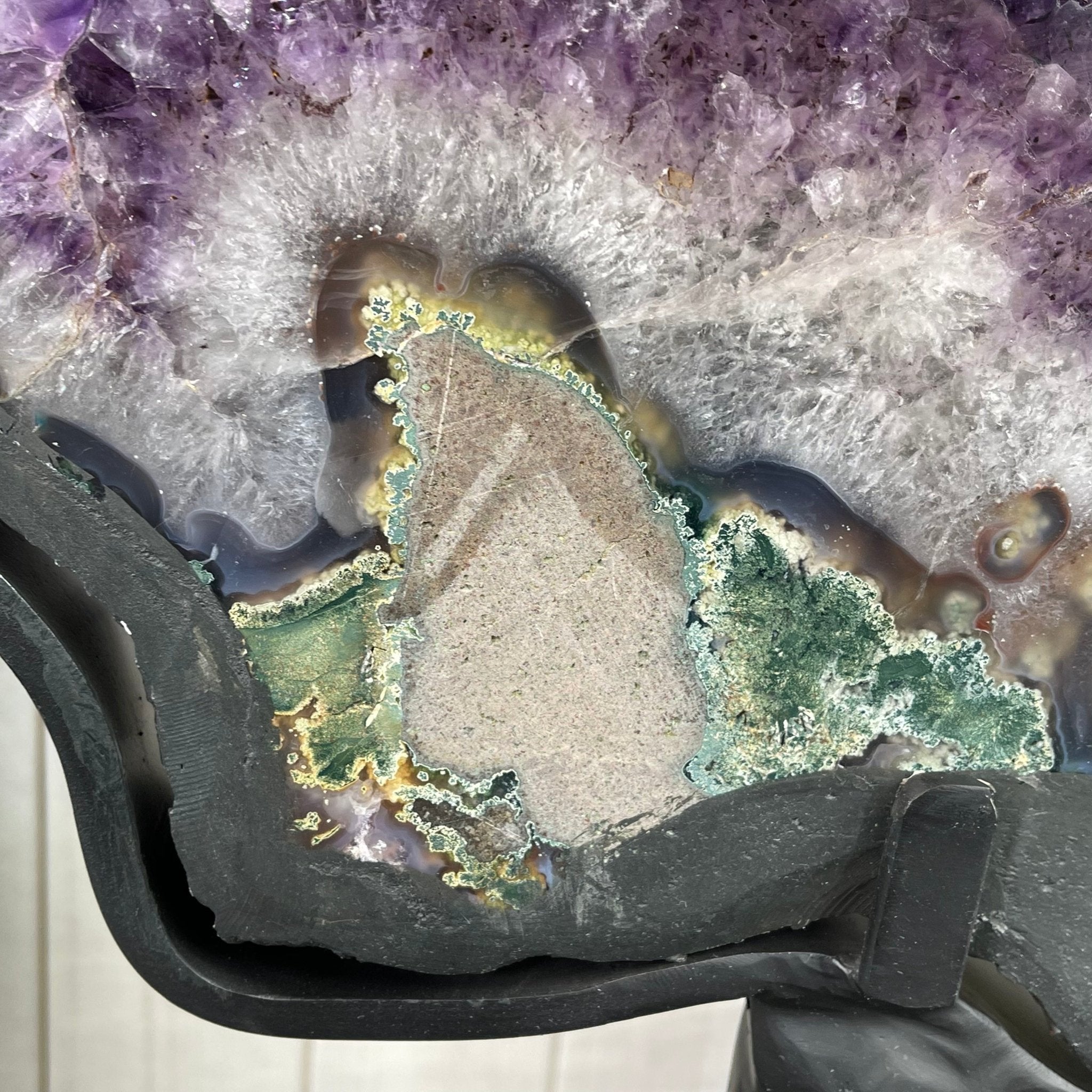 Super Quality Brazilian Amethyst Crystal Portal on a Tall Rotating Stand, 82.2 lbs & 67.25" tall Model #5604-0108 by Brazil Gems - Brazil GemsBrazil GemsSuper Quality Brazilian Amethyst Crystal Portal on a Tall Rotating Stand, 82.2 lbs & 67.25" tall Model #5604-0108 by Brazil GemsPortals on Rotating Bases5604-0108