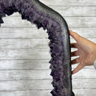 Super Quality Brazilian Amethyst Crystal Portal on a Tall Rotating Stand, 83.8 lbs & 70.7" tall Model #5604-0095 by Brazil Gems - Brazil GemsBrazil GemsSuper Quality Brazilian Amethyst Crystal Portal on a Tall Rotating Stand, 83.8 lbs & 70.7" tall Model #5604-0095 by Brazil GemsPortals on Rotating Bases5604-0095