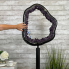 Super Quality Brazilian Amethyst Crystal Portal on a Tall Rotating Stand, 83.8 lbs & 70.7" tall Model #5604-0095 by Brazil Gems - Brazil GemsBrazil GemsSuper Quality Brazilian Amethyst Crystal Portal on a Tall Rotating Stand, 83.8 lbs & 70.7" tall Model #5604-0095 by Brazil GemsPortals on Rotating Bases5604-0095