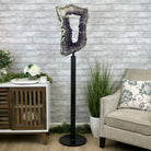 Super Quality Brazilian Amethyst Crystal Portal on a Tall Rotating Stand, 86 lbs & 69.75" tall Model #5604-0096 by Brazil Gems - Brazil GemsBrazil GemsSuper Quality Brazilian Amethyst Crystal Portal on a Tall Rotating Stand, 86 lbs & 69.75" tall Model #5604-0096 by Brazil GemsPortals on Rotating Bases5604-0096