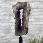 Super Quality Brazilian Amethyst Crystal Portal on a Tall Rotating Stand, 86 lbs & 69.75" tall Model #5604-0096 by Brazil Gems - Brazil GemsBrazil GemsSuper Quality Brazilian Amethyst Crystal Portal on a Tall Rotating Stand, 86 lbs & 69.75" tall Model #5604-0096 by Brazil GemsPortals on Rotating Bases5604-0096