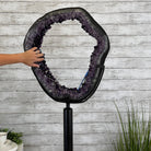 Super Quality Brazilian Amethyst Crystal Portal on a Tall Rotating Stand, 97 lbs & 71" tall Model #5604-0097 by Brazil Gems - Brazil GemsBrazil GemsSuper Quality Brazilian Amethyst Crystal Portal on a Tall Rotating Stand, 97 lbs & 71" tall Model #5604-0097 by Brazil GemsPortals on Rotating Bases5604-0097