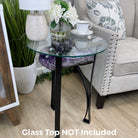 Super Quality Brazilian Amethyst Geode Side Table, 41.1 lbs, 23.75" tall on a metal base #1384-0029 by Brazil Gems - Brazil GemsBrazil GemsSuper Quality Brazilian Amethyst Geode Side Table, 41.1 lbs, 23.75" tall on a metal base #1384-0029 by Brazil GemsTables: Side1384-0029