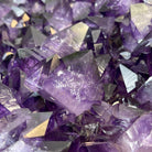 Super Quality Brazilian Amethyst Geode Side Table, 41.1 lbs, 23.75" tall on a metal base #1384-0029 by Brazil Gems - Brazil GemsBrazil GemsSuper Quality Brazilian Amethyst Geode Side Table, 41.1 lbs, 23.75" tall on a metal base #1384-0029 by Brazil GemsTables: Side1384-0029