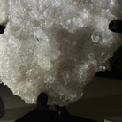 Super Quality Clear Quartz Cluster, Metal Stand, 2.3 lbs & 7.2" Tall5495 - 0079 - Brazil GemsBrazil GemsSuper Quality Clear Quartz Cluster, Metal Stand, 2.3 lbs & 7.2" Tall5495 - 0079Clusters on Fixed Bases5495 - 0079