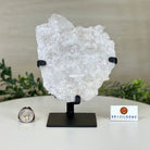 Super Quality Clear Quartz Cluster, Metal Stand, 2.3 lbs & 7.2" Tall5495 - 0079 - Brazil GemsBrazil GemsSuper Quality Clear Quartz Cluster, Metal Stand, 2.3 lbs & 7.2" Tall5495 - 0079Clusters on Fixed Bases5495 - 0079