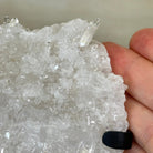 Super Quality Clear Quartz Cluster, Metal Stand, 2.3 lbs & 7.2" Tall5495 - 0079 - Brazil GemsBrazil GemsSuper Quality Clear Quartz Cluster, Metal Stand, 2.3 lbs & 7.2" Tall5495 - 0079Clusters on Fixed Bases5495 - 0079