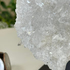 Super Quality Clear Quartz Cluster, Metal Stand, 2.3 lbs & 7.2" Tall5495 - 0079 - Brazil GemsBrazil GemsSuper Quality Clear Quartz Cluster, Metal Stand, 2.3 lbs & 7.2" Tall5495 - 0079Clusters on Fixed Bases5495 - 0079