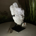 Super Quality Clear Quartz Cluster, Metal Stand, 2.3 lbs & 7.2" Tall5495 - 0079 - Brazil GemsBrazil GemsSuper Quality Clear Quartz Cluster, Metal Stand, 2.3 lbs & 7.2" Tall5495 - 0079Clusters on Fixed Bases5495 - 0079