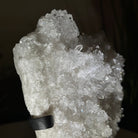 Super Quality Clear Quartz Cluster, Metal Stand, 2.3 lbs & 7.2" Tall5495 - 0079 - Brazil GemsBrazil GemsSuper Quality Clear Quartz Cluster, Metal Stand, 2.3 lbs & 7.2" Tall5495 - 0079Clusters on Fixed Bases5495 - 0079