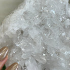 Super Quality Clear Quartz Cluster, Metal Stand, 3.1 lbs & 8.8" Tall 5495 - 0082 - Brazil GemsBrazil GemsSuper Quality Clear Quartz Cluster, Metal Stand, 3.1 lbs & 8.8" Tall 5495 - 0082Clusters on Fixed Bases5495 - 0082