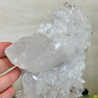 Super Quality Clear Quartz Cluster, Metal Stand, 4 lbs & 9.6" Tall 5495 - 0086 - Brazil GemsBrazil GemsSuper Quality Clear Quartz Cluster, Metal Stand, 4 lbs & 9.6" Tall 5495 - 0086Clusters on Fixed Bases5495 - 0086