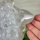 Super Quality Clear Quartz Cluster, Metal Stand, 4 lbs & 9.6" Tall 5495 - 0086 - Brazil GemsBrazil GemsSuper Quality Clear Quartz Cluster, Metal Stand, 4 lbs & 9.6" Tall 5495 - 0086Clusters on Fixed Bases5495 - 0086
