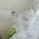 Super Quality Clear Quartz Cluster, Metal Stand, 4.1 lbs & 10.1" Tall 5495 - 0087 - Brazil GemsBrazil GemsSuper Quality Clear Quartz Cluster, Metal Stand, 4.1 lbs & 10.1" Tall 5495 - 0087Clusters on Fixed Bases5495 - 0087