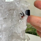 Super Quality Clear Quartz Cluster, Metal Stand, 4.1 lbs & 10.1" Tall 5495 - 0087 - Brazil GemsBrazil GemsSuper Quality Clear Quartz Cluster, Metal Stand, 4.1 lbs & 10.1" Tall 5495 - 0087Clusters on Fixed Bases5495 - 0087