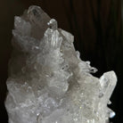 Super Quality Clear Quartz Cluster, Metal Stand, 4.1 lbs & 10.1" Tall 5495 - 0087 - Brazil GemsBrazil GemsSuper Quality Clear Quartz Cluster, Metal Stand, 4.1 lbs & 10.1" Tall 5495 - 0087Clusters on Fixed Bases5495 - 0087