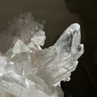 Super Quality Clear Quartz Cluster, Metal Stand, 5.2 lbs & 8.9" Tall 5495 - 0095 - Brazil GemsBrazil GemsSuper Quality Clear Quartz Cluster, Metal Stand, 5.2 lbs & 8.9" Tall 5495 - 0095Clusters on Fixed Bases5495 - 0095