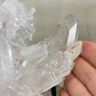 Super Quality Clear Quartz Cluster, Metal Stand, 5.2 lbs & 8.9" Tall 5495 - 0095 - Brazil GemsBrazil GemsSuper Quality Clear Quartz Cluster, Metal Stand, 5.2 lbs & 8.9" Tall 5495 - 0095Clusters on Fixed Bases5495 - 0095